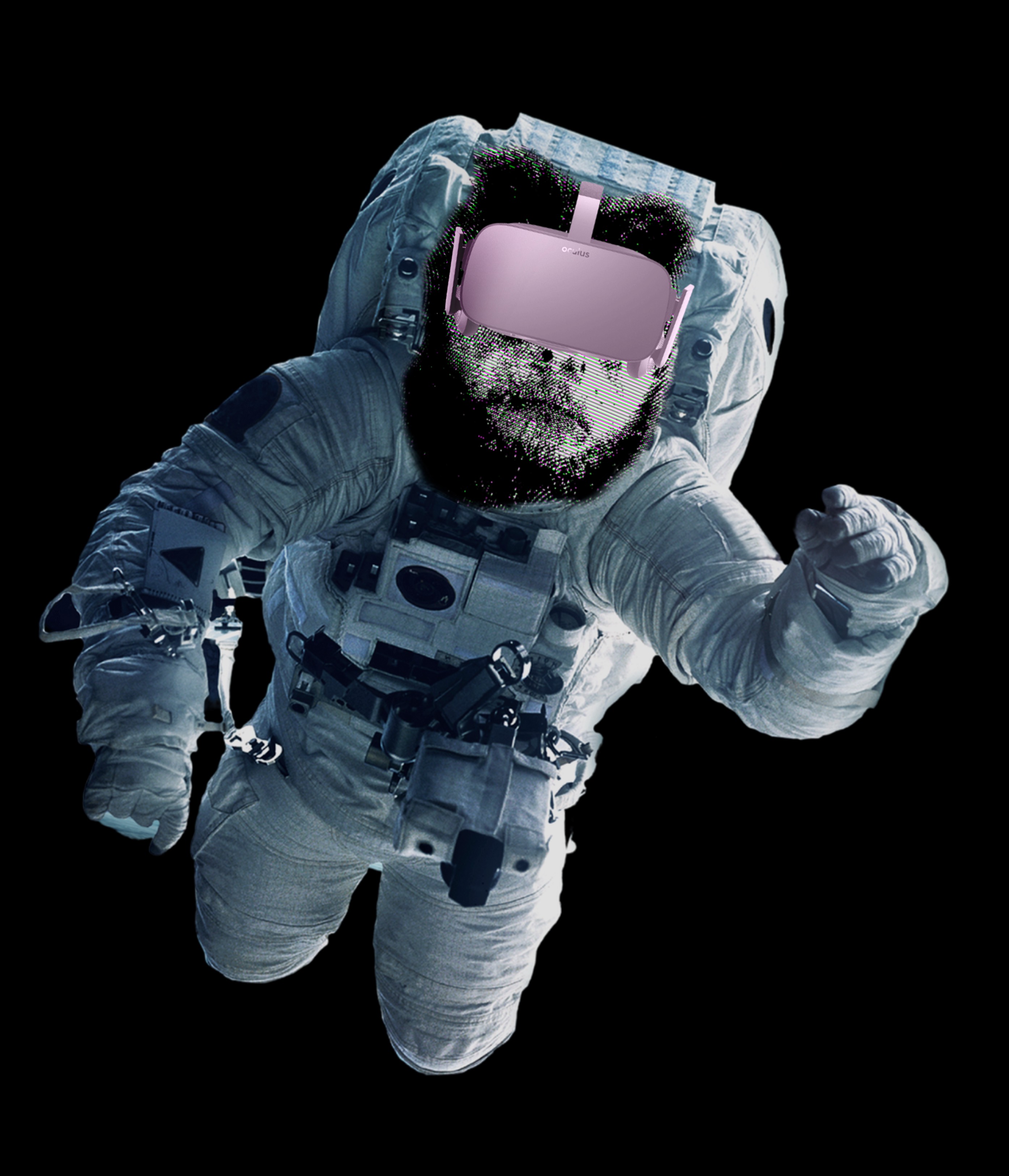 Astronauta con realidad virtual - Innovación tecnológica